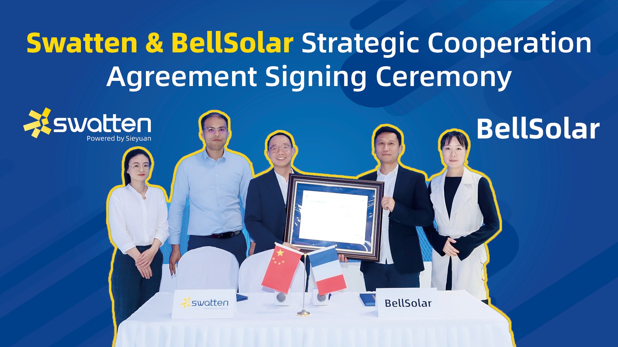 Swatten & Bellsolar Strategic Cooperation Agreement Signing Ceremony