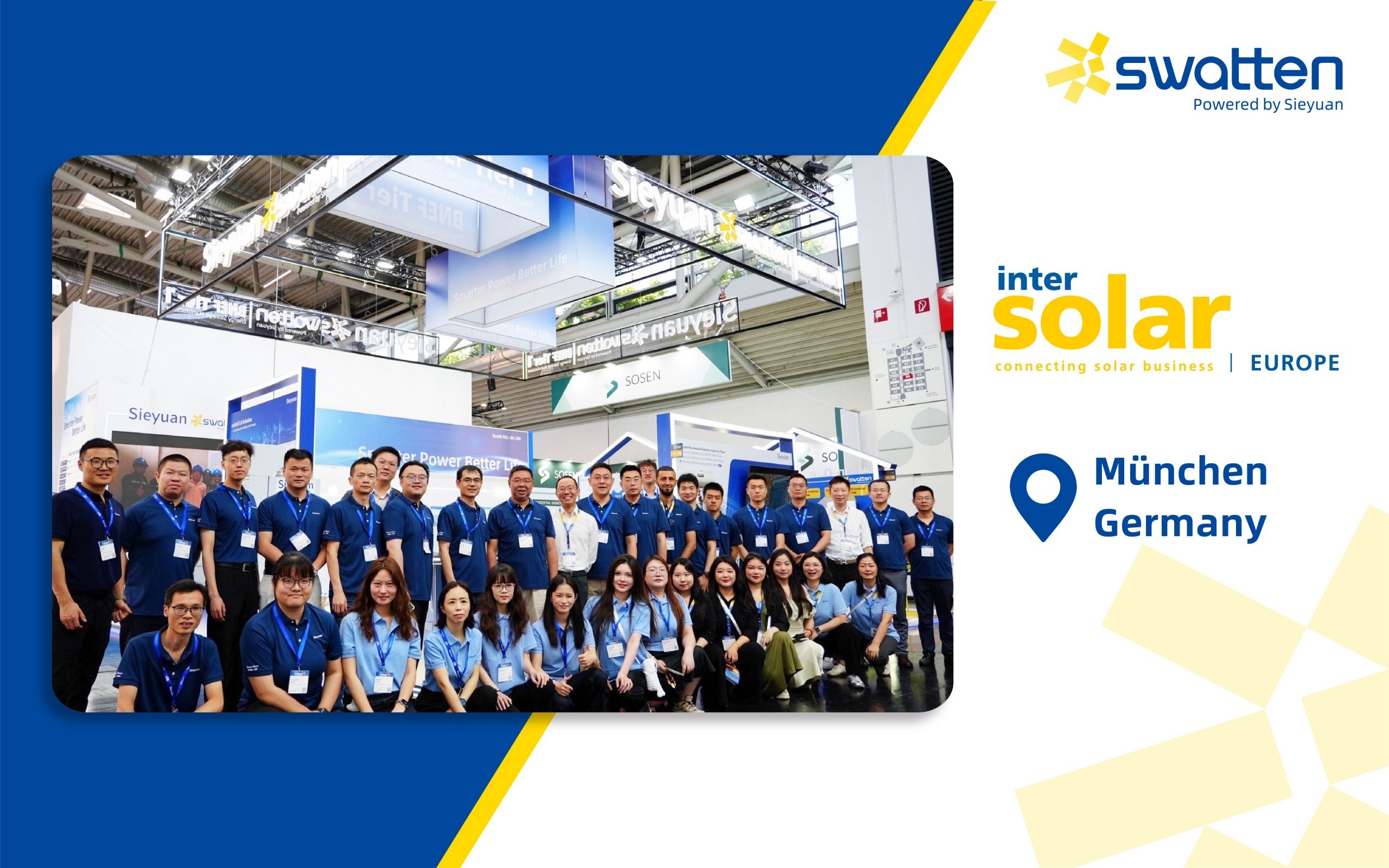 Sieyuan & Swatten Bring “From Grid to Home” to Life at Intersolar Europe 2026